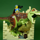 Illustration for article titled What you wont see in the emLincoln/em biopic: Lego Honest Abe riding a velociraptor